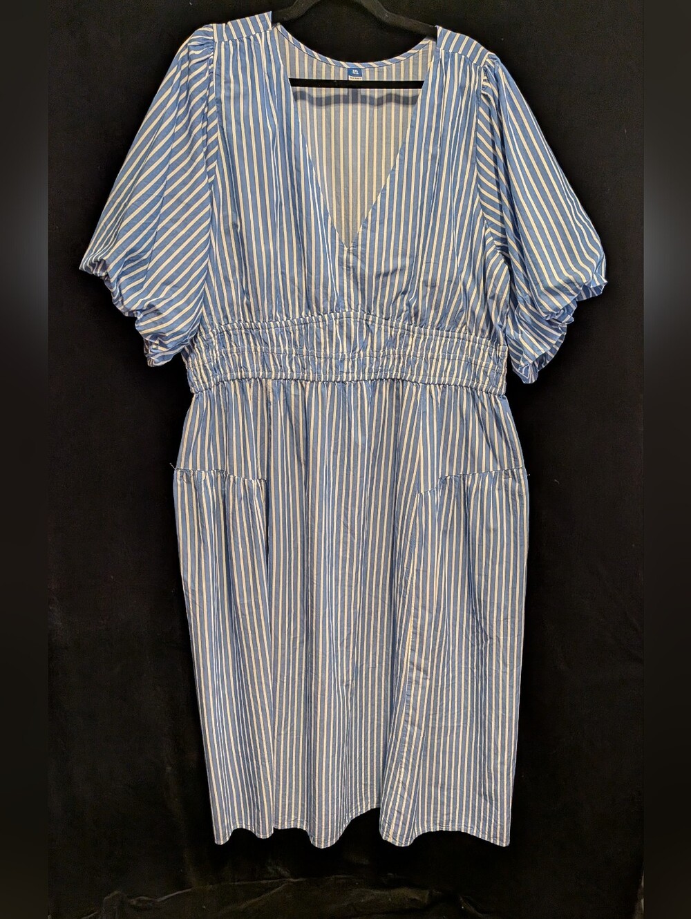Rare Plus Size XXLT TALL Striped Cotton Summer Dress Old Navy
